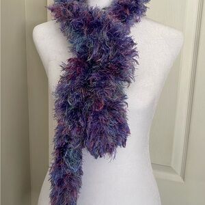 Colorful Fuzzy Scarf